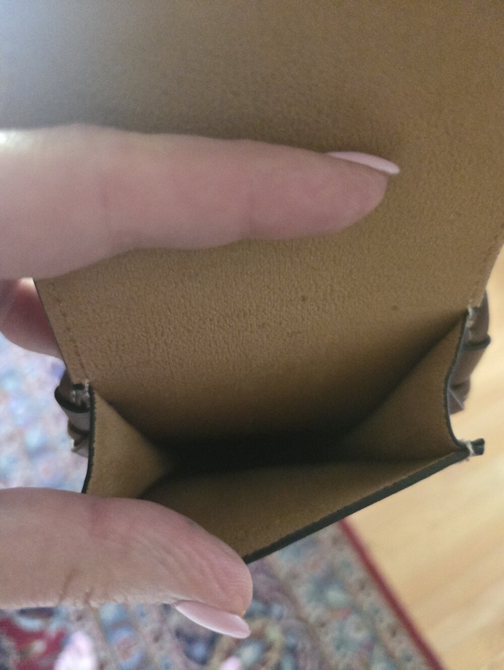 Celine Brown Belt Bag Sunglass Pouch with White Stitching - Picture 5 of 5